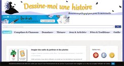 Desktop Screenshot of dessinemoiunehistoire.net
