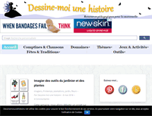 Tablet Screenshot of dessinemoiunehistoire.net